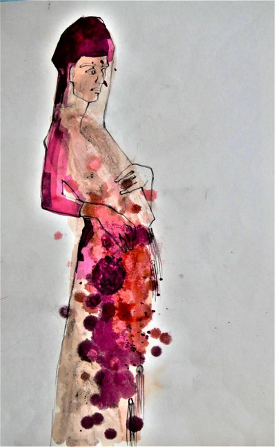 Beauté orientale en rouge - Doris Schmitz