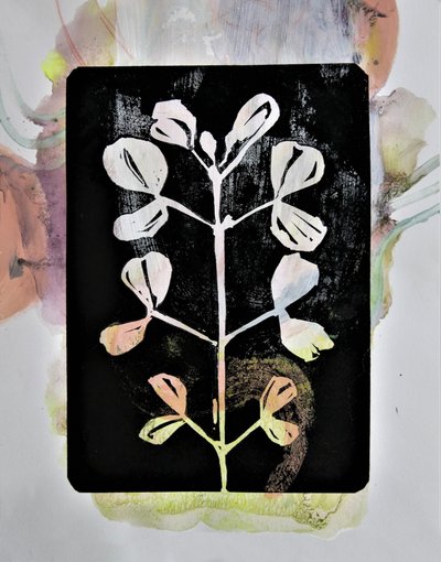 Étude botanique au pastel - Doris Schmitz