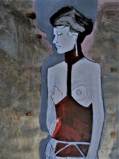 Femme moderne pensive - Doris Schmitz