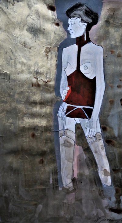 Silhouette en corset rouge - Doris Schmitz