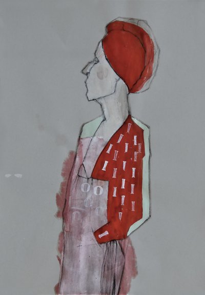 La femme au turban rouge - Doris Schmitz