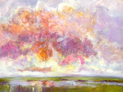 Lueur du coucher de soleil sur les marais - Dorothy Fagan