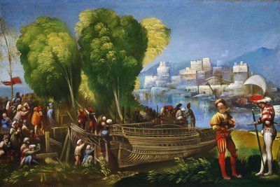 Énée et Achate sur la côte libyenne - Dosso Dossi