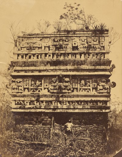 Chichén-Itzá - Aile Droite du Palais des Nonnes - Désiré Charnay