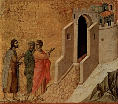 Duccio di Buoninsegna Emaus - Duccio di Buoninsegna