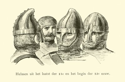 Casques de la fin du XIe et du début du XIIe siècle - Dutch School