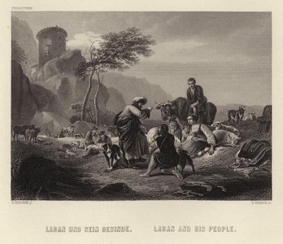 Laban et son Peuple - Dutch School