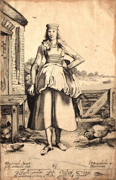 Jeune fille de Zijpe - Dutch School