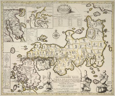 Carte du Japon - Dutch School