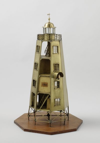 Modèle du phare de Duiveneiland à Java - Dutch School