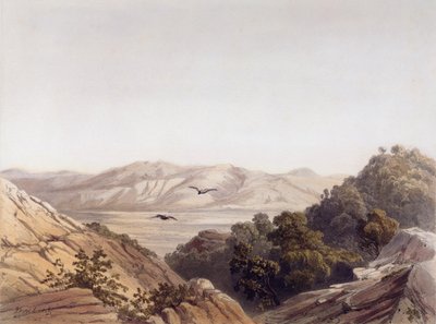 Mont Carmel, Israël, gravé par L. A Sabatier - Dutch School
