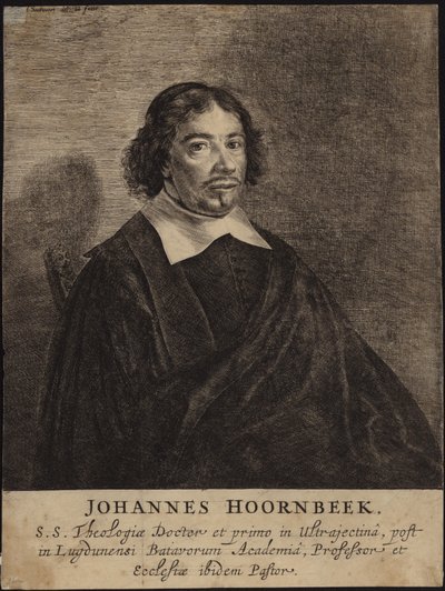 Portrait de Johannes Hoornbeek - Dutch School