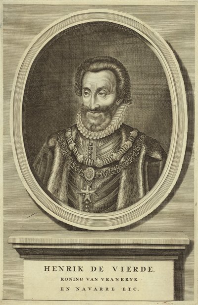 Portrait du roi Henri IV de France - Dutch School