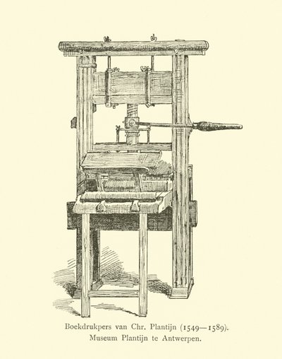 Presse à imprimer de Christophe Plantin - Dutch School