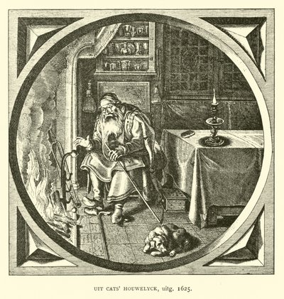 Scène de Houwelick, par Jacob Cats, 1625 - Dutch School