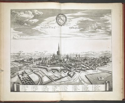 Vue de Strasbourg de 