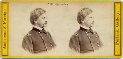 Nathaniel Prentice Banks (1816-94), Politicien Américain et Général de l