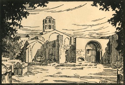 Les Alyscamps, Chapelle Shonorat - Les Alyscamps et la chapelle St-Honorat - E Laget
