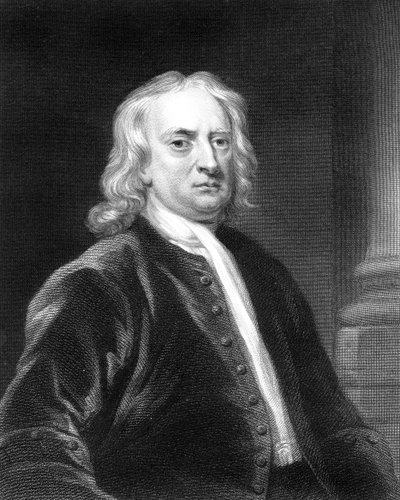 Isaac Newton, mathématicien, astronome et physicien anglais, 1818 - E. Scriven