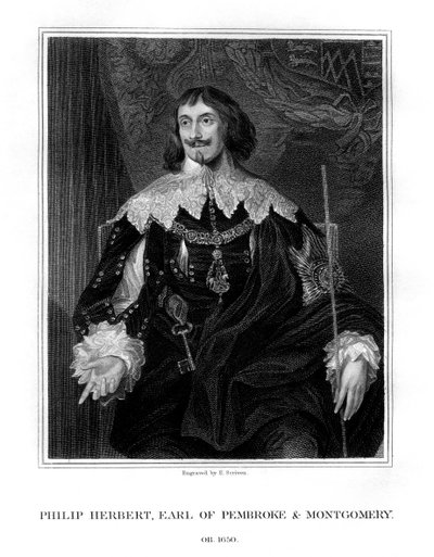 Philip Herbert, 4e comte de Pembroke, courtisan et politicien, 1828 - E. Scriven