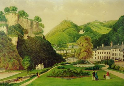 Matlock Bath depuis les jardins de l