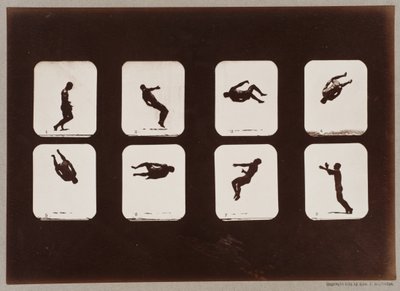 Planche 106. Athlètes, Saut Périlleux Torsadé - Eadweard Muybridge