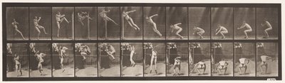 Planche 157. Saut en hauteur en torsion - Eadweard Muybridge