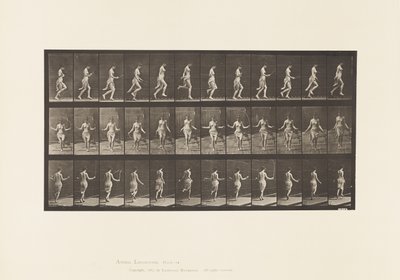 Courir et Sauter avec une Corde à Sauter, 1885 - Eadweard Muybridge