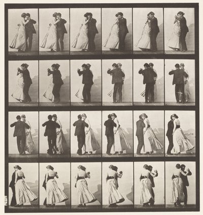 Planche 197. Danse Valse, Deux Modèles - Eadweard Muybridge