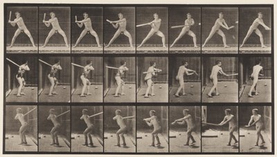 Planche 276. Base-ball; Batte - Eadweard Muybridge