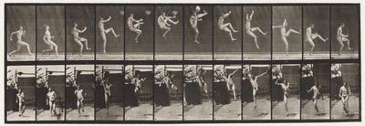 Course, accrochage et coup de pied - Eadweard Muybridge