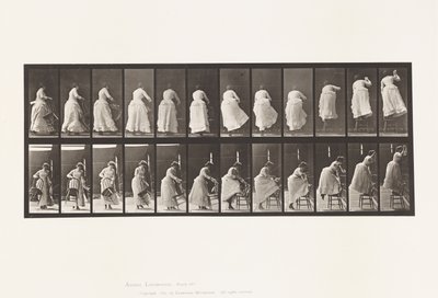 Planche 457. Montant sur une Chaise, et Atteignant en Haut - Eadweard Muybridge