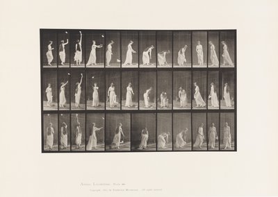 Atteindre, Se Pencher et Se Retourner, 1885 - Eadweard Muybridge