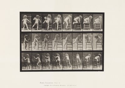 Planche 475. Enfant, montant sur une chaise - Eadweard Muybridge