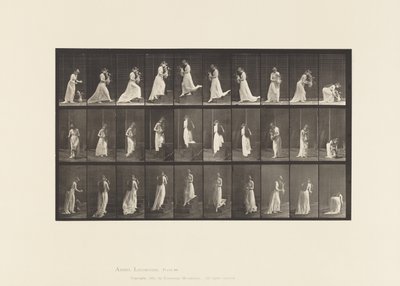 Planche 515. Montée et descente des escaliers, etc., 1885 - Eadweard Muybridge