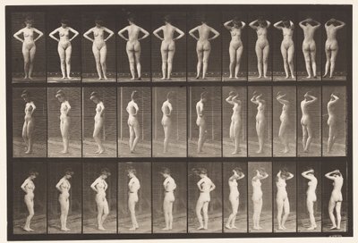 Plaque 531. Diverses poses - Eadweard Muybridge