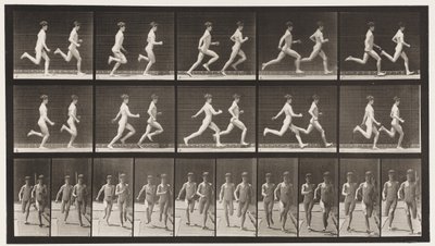 Planche 69. Courir deux modèles - Eadweard Muybridge