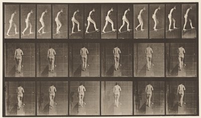 Planche 79. Monter une pente - Eadweard Muybridge