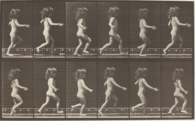 Numéro de plaque 469. Enfant courant - Eadweard Muybridge