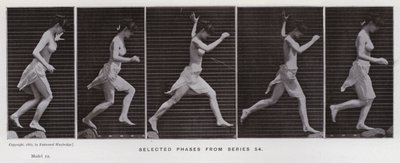 La figure humaine en mouvement : Phases sélectionnées de la série 54 - Eadweard Muybridge