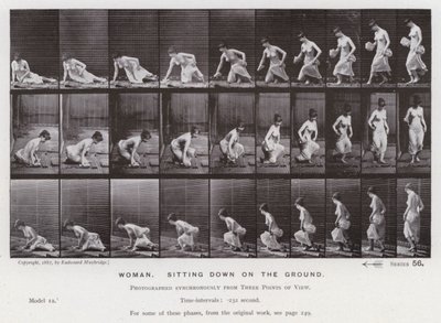 La figure humaine en mouvement : Femme s