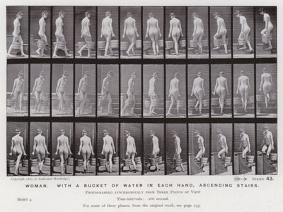La Figure humaine en mouvement : Femme, avec un seau d