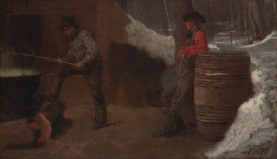 Le camp de sucre - Eastman Johnson