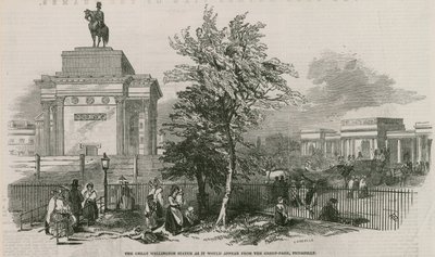 La grande statue de Wellington et l