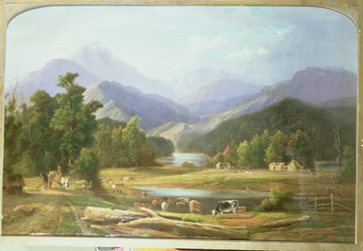 Paysage de Nouvelle-Zélande, 1872 - Ebenezer Wake Cook