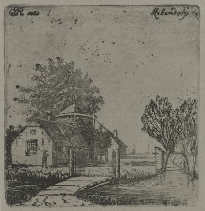 Vue de Hekendorp - Eberhard Cornelis Rahms