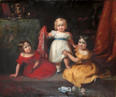 Portrait de groupe de John Scott, futur 3e comte d
