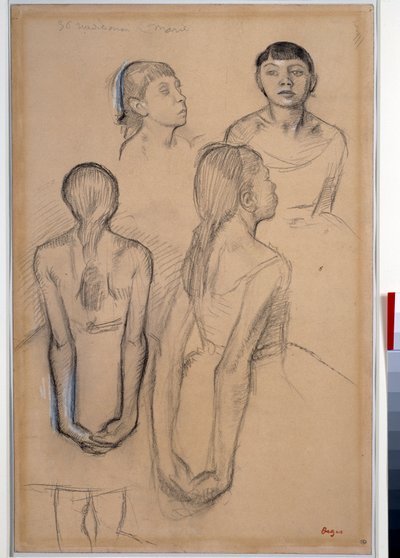 4 études de jeunes danseuses - Edgar Degas