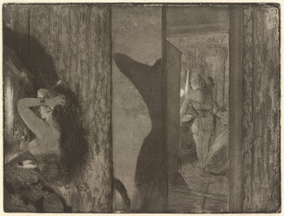 Actrices dans leurs loges, 1879-1880 - Edgar Degas