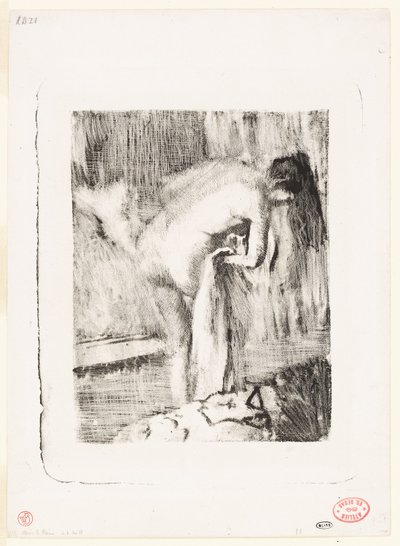 Après le bain II - Edgar Degas